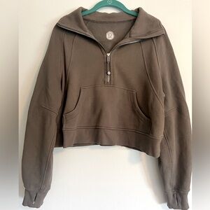Lululemon Scuba Oversized Funnel-Neck Half Zip in Rover